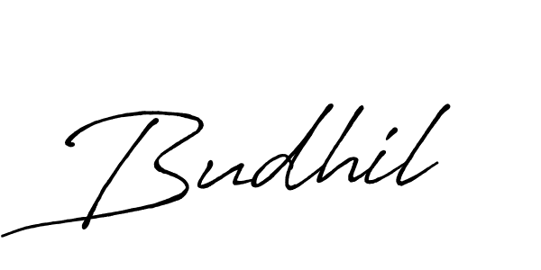 It looks lik you need a new signature style for name Budhil. Design unique handwritten (Antro_Vectra_Bolder) signature with our free signature maker in just a few clicks. Budhil signature style 7 images and pictures png