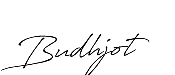 Design your own signature with our free online signature maker. With this signature software, you can create a handwritten (Antro_Vectra_Bolder) signature for name Budhjot. Budhjot signature style 7 images and pictures png