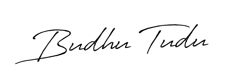 You should practise on your own different ways (Antro_Vectra_Bolder) to write your name (Budhu Tudu) in signature. don't let someone else do it for you. Budhu Tudu signature style 7 images and pictures png