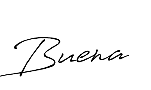 Use a signature maker to create a handwritten signature online. With this signature software, you can design (Antro_Vectra_Bolder) your own signature for name Buena. Buena signature style 7 images and pictures png