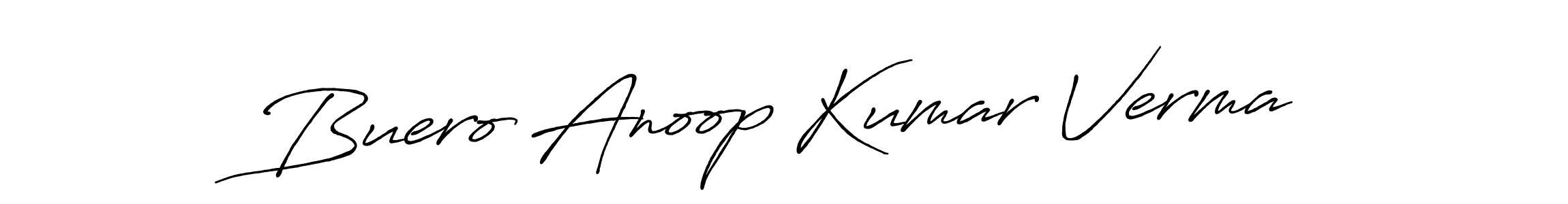 The best way (Antro_Vectra_Bolder) to make a short signature is to pick only two or three words in your name. The name Buero Anoop Kumar Verma include a total of six letters. For converting this name. Buero Anoop Kumar Verma signature style 7 images and pictures png
