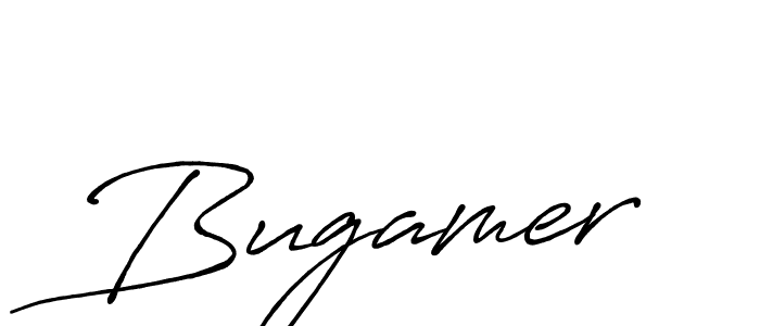 How to make Bugamer name signature. Use Antro_Vectra_Bolder style for creating short signs online. This is the latest handwritten sign. Bugamer signature style 7 images and pictures png