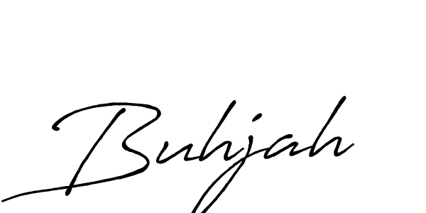 You should practise on your own different ways (Antro_Vectra_Bolder) to write your name (Buhjah) in signature. don't let someone else do it for you. Buhjah signature style 7 images and pictures png