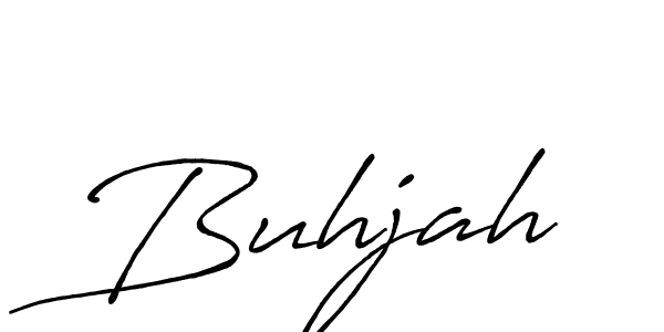 You should practise on your own different ways (Antro_Vectra_Bolder) to write your name (Buhjah) in signature. don't let someone else do it for you. Buhjah signature style 7 images and pictures png