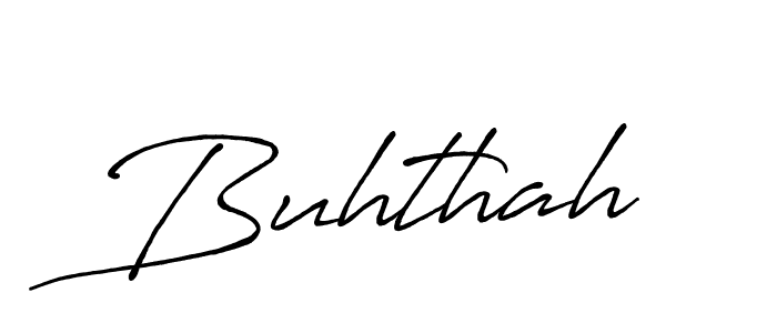 Design your own signature with our free online signature maker. With this signature software, you can create a handwritten (Antro_Vectra_Bolder) signature for name Buhthah. Buhthah signature style 7 images and pictures png
