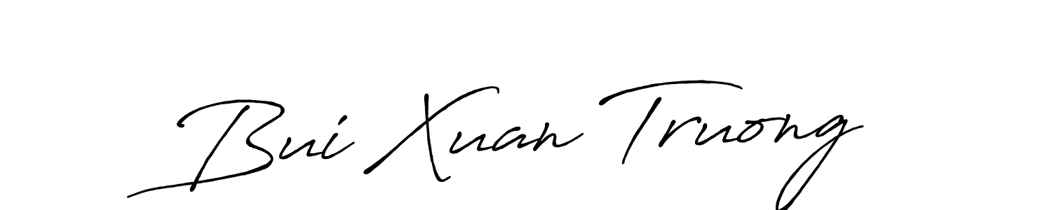 You should practise on your own different ways (Antro_Vectra_Bolder) to write your name (Bui Xuan Truong) in signature. don't let someone else do it for you. Bui Xuan Truong signature style 7 images and pictures png