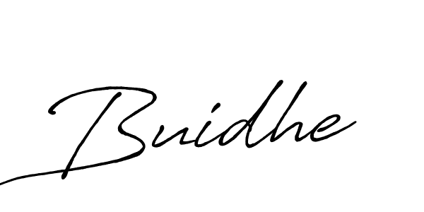 How to make Buidhe signature? Antro_Vectra_Bolder is a professional autograph style. Create handwritten signature for Buidhe name. Buidhe signature style 7 images and pictures png