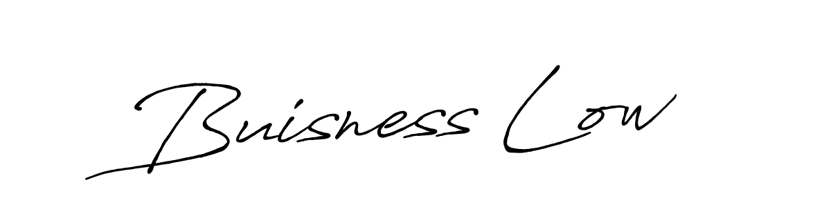 How to make Buisness Low signature? Antro_Vectra_Bolder is a professional autograph style. Create handwritten signature for Buisness Low name. Buisness Low signature style 7 images and pictures png