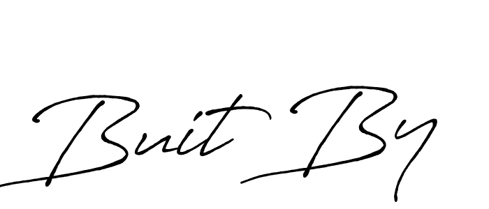 Create a beautiful signature design for name Buit By. With this signature (Antro_Vectra_Bolder) fonts, you can make a handwritten signature for free. Buit By signature style 7 images and pictures png