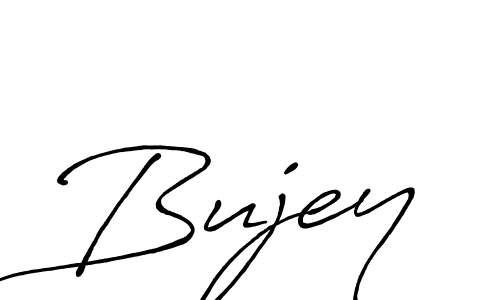 Design your own signature with our free online signature maker. With this signature software, you can create a handwritten (Antro_Vectra_Bolder) signature for name Bujey. Bujey signature style 7 images and pictures png