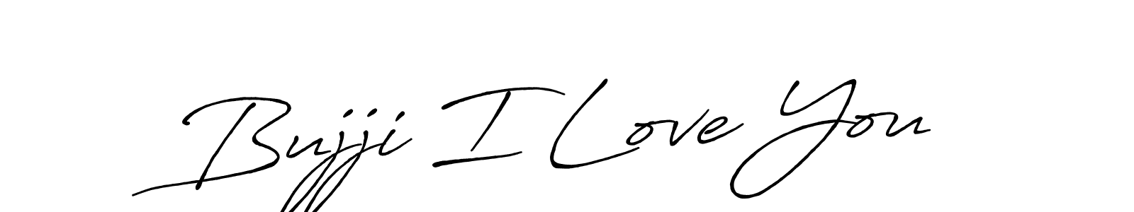 This is the best signature style for the Bujji I Love You name. Also you like these signature font (Antro_Vectra_Bolder). Mix name signature. Bujji I Love You signature style 7 images and pictures png