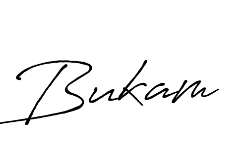 Make a beautiful signature design for name Bukam. With this signature (Antro_Vectra_Bolder) style, you can create a handwritten signature for free. Bukam signature style 7 images and pictures png