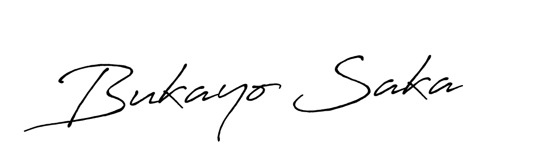 Create a beautiful signature design for name Bukayo Saka. With this signature (Antro_Vectra_Bolder) fonts, you can make a handwritten signature for free. Bukayo Saka signature style 7 images and pictures png
