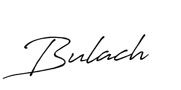 Create a beautiful signature design for name Bulach. With this signature (Antro_Vectra_Bolder) fonts, you can make a handwritten signature for free. Bulach signature style 7 images and pictures png