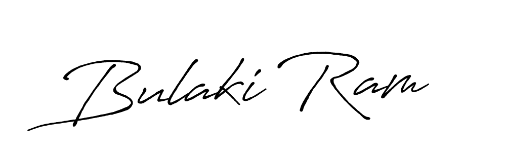 Create a beautiful signature design for name Bulaki Ram. With this signature (Antro_Vectra_Bolder) fonts, you can make a handwritten signature for free. Bulaki Ram signature style 7 images and pictures png