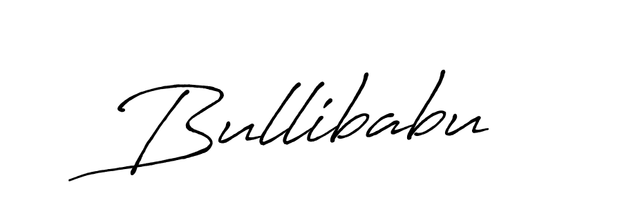 Also we have Bullibabu name is the best signature style. Create professional handwritten signature collection using Antro_Vectra_Bolder autograph style. Bullibabu signature style 7 images and pictures png