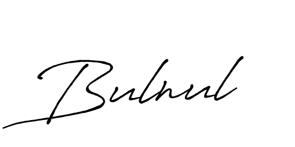 How to make Bulnul signature? Antro_Vectra_Bolder is a professional autograph style. Create handwritten signature for Bulnul name. Bulnul signature style 7 images and pictures png