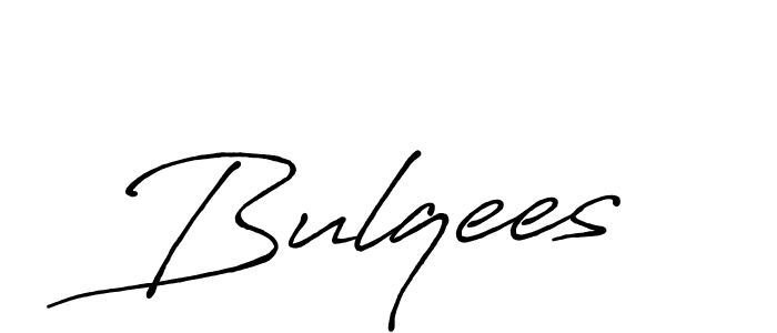 Also You can easily find your signature by using the search form. We will create Bulqees name handwritten signature images for you free of cost using Antro_Vectra_Bolder sign style. Bulqees signature style 7 images and pictures png
