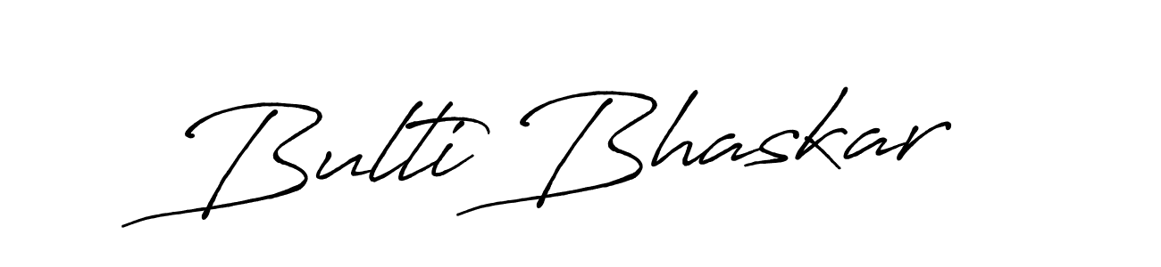 Also You can easily find your signature by using the search form. We will create Bulti Bhaskar name handwritten signature images for you free of cost using Antro_Vectra_Bolder sign style. Bulti Bhaskar signature style 7 images and pictures png