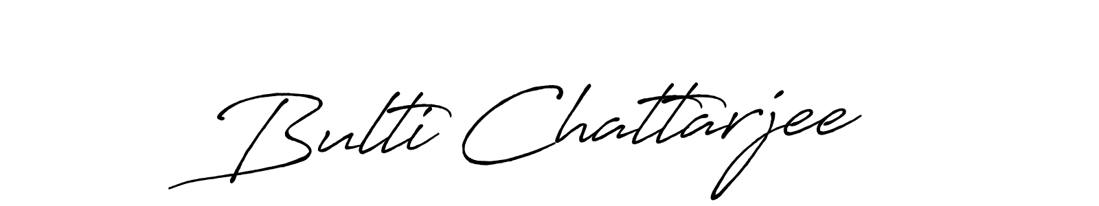 You should practise on your own different ways (Antro_Vectra_Bolder) to write your name (Bulti Chattarjee) in signature. don't let someone else do it for you. Bulti Chattarjee signature style 7 images and pictures png