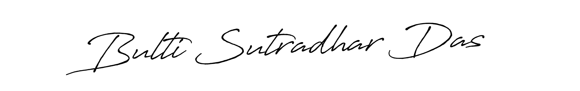 Also we have Bulti Sutradhar Das name is the best signature style. Create professional handwritten signature collection using Antro_Vectra_Bolder autograph style. Bulti Sutradhar Das signature style 7 images and pictures png