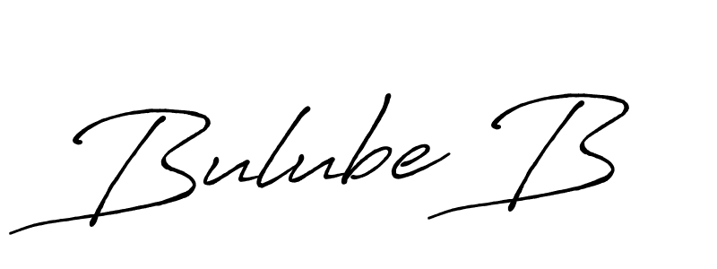 Use a signature maker to create a handwritten signature online. With this signature software, you can design (Antro_Vectra_Bolder) your own signature for name Bulube B. Bulube B signature style 7 images and pictures png