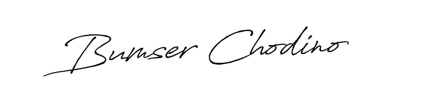 The best way (Antro_Vectra_Bolder) to make a short signature is to pick only two or three words in your name. The name Bumser Chodino include a total of six letters. For converting this name. Bumser Chodino signature style 7 images and pictures png