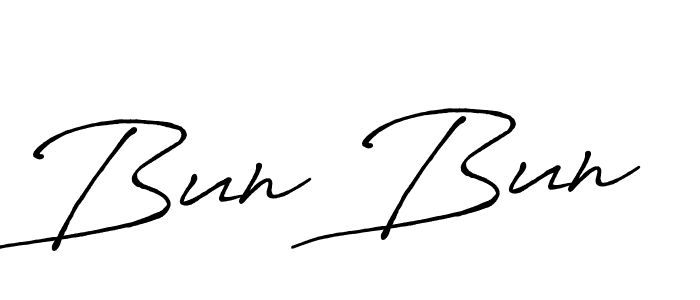 Also we have Bun Bun name is the best signature style. Create professional handwritten signature collection using Antro_Vectra_Bolder autograph style. Bun Bun signature style 7 images and pictures png