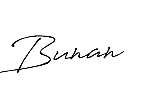 Also You can easily find your signature by using the search form. We will create Bunan name handwritten signature images for you free of cost using Antro_Vectra_Bolder sign style. Bunan signature style 7 images and pictures png