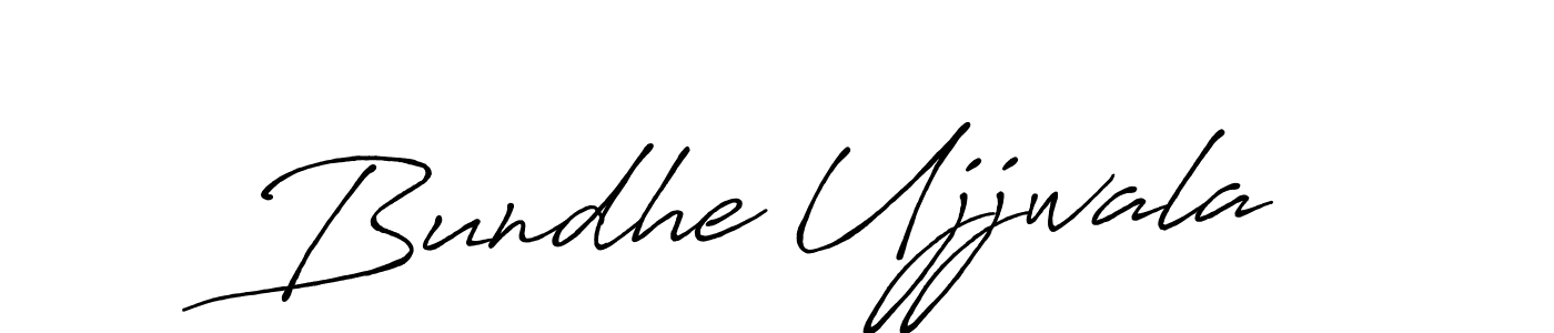 Once you've used our free online signature maker to create your best signature Antro_Vectra_Bolder style, it's time to enjoy all of the benefits that Bundhe Ujjwala name signing documents. Bundhe Ujjwala signature style 7 images and pictures png