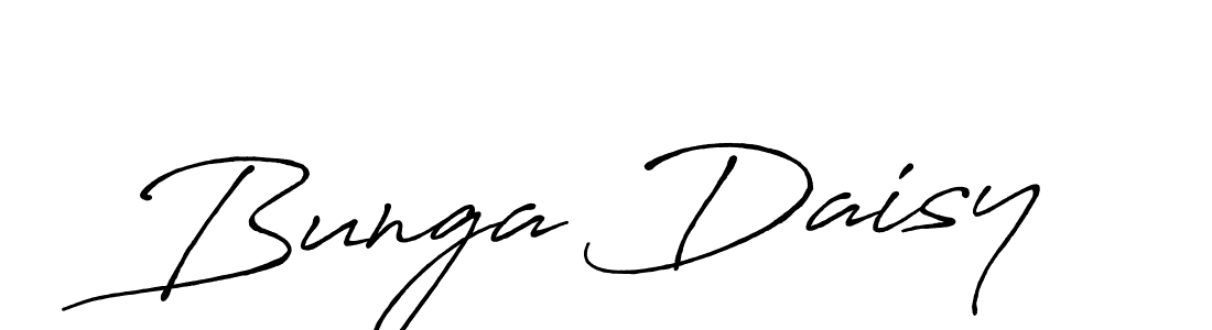 Bunga Daisy stylish signature style. Best Handwritten Sign (Antro_Vectra_Bolder) for my name. Handwritten Signature Collection Ideas for my name Bunga Daisy. Bunga Daisy signature style 7 images and pictures png