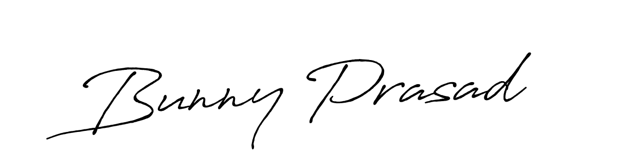 Bunny Prasad stylish signature style. Best Handwritten Sign (Antro_Vectra_Bolder) for my name. Handwritten Signature Collection Ideas for my name Bunny Prasad. Bunny Prasad signature style 7 images and pictures png