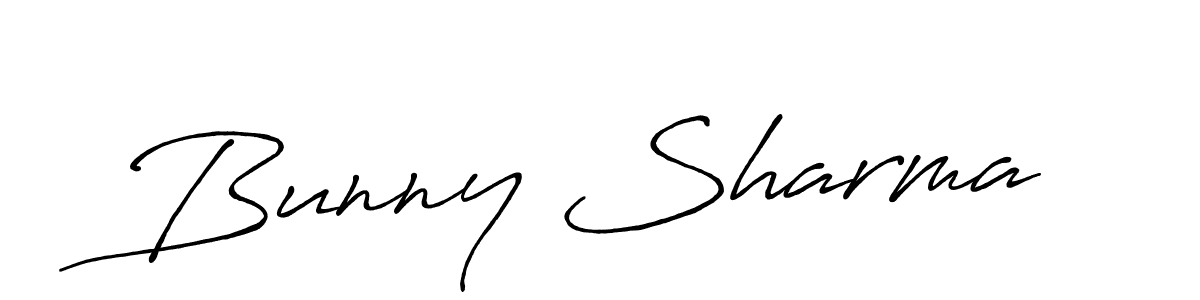 You can use this online signature creator to create a handwritten signature for the name Bunny Sharma. This is the best online autograph maker. Bunny Sharma signature style 7 images and pictures png