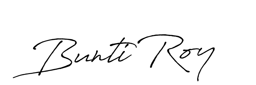 Similarly Antro_Vectra_Bolder is the best handwritten signature design. Signature creator online .You can use it as an online autograph creator for name Bunti Roy. Bunti Roy signature style 7 images and pictures png