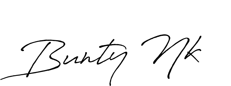 You can use this online signature creator to create a handwritten signature for the name Bunty Nk. This is the best online autograph maker. Bunty Nk signature style 7 images and pictures png