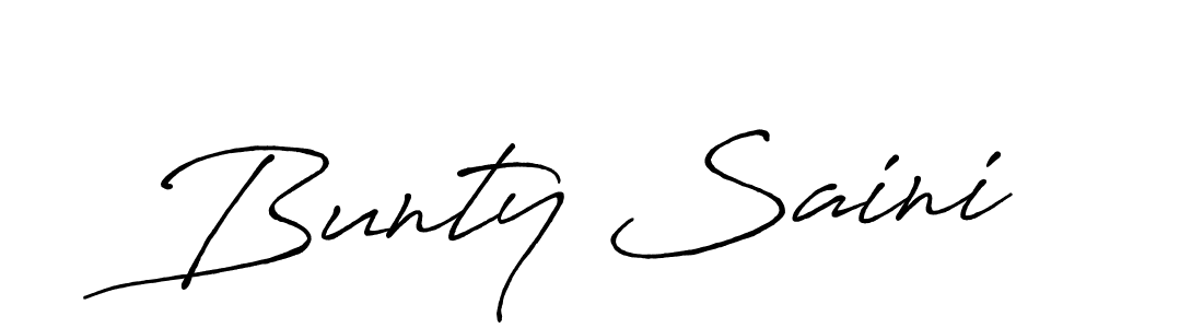 Make a short Bunty Saini signature style. Manage your documents anywhere anytime using Antro_Vectra_Bolder. Create and add eSignatures, submit forms, share and send files easily. Bunty Saini signature style 7 images and pictures png