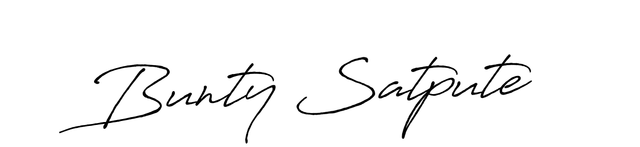 Here are the top 10 professional signature styles for the name Bunty Satpute. These are the best autograph styles you can use for your name. Bunty Satpute signature style 7 images and pictures png