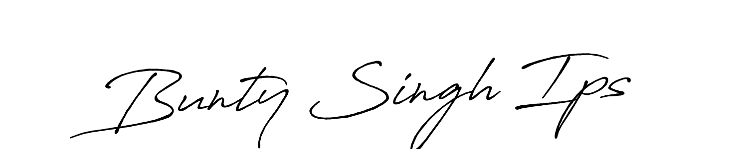 You can use this online signature creator to create a handwritten signature for the name Bunty Singh Ips. This is the best online autograph maker. Bunty Singh Ips signature style 7 images and pictures png