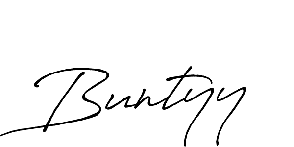 Similarly Antro_Vectra_Bolder is the best handwritten signature design. Signature creator online .You can use it as an online autograph creator for name Buntyy. Buntyy signature style 7 images and pictures png