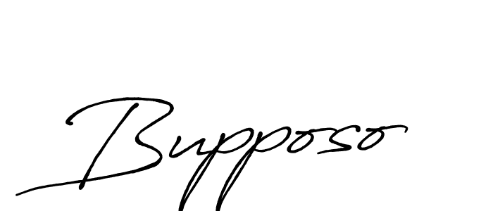 Design your own signature with our free online signature maker. With this signature software, you can create a handwritten (Antro_Vectra_Bolder) signature for name Bupposo. Bupposo signature style 7 images and pictures png