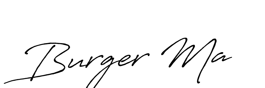 Create a beautiful signature design for name Burger Ma. With this signature (Antro_Vectra_Bolder) fonts, you can make a handwritten signature for free. Burger Ma signature style 7 images and pictures png