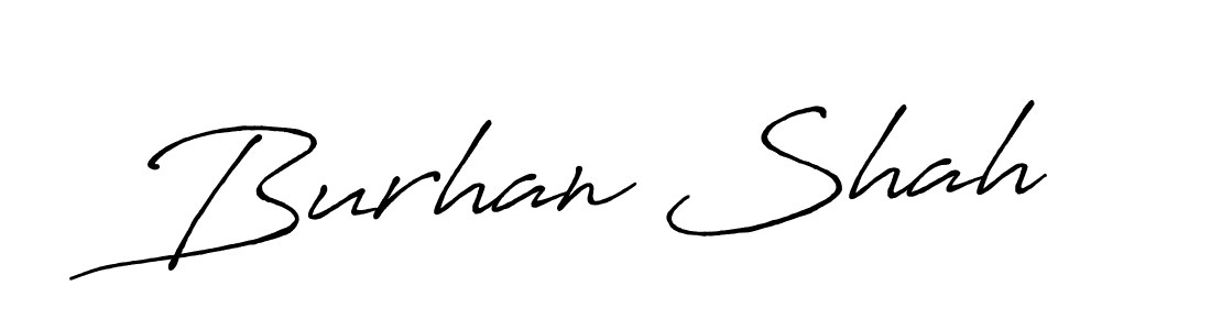 How to make Burhan Shah signature? Antro_Vectra_Bolder is a professional autograph style. Create handwritten signature for Burhan Shah name. Burhan Shah signature style 7 images and pictures png