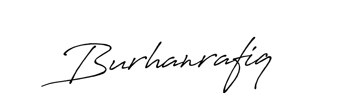 Design your own signature with our free online signature maker. With this signature software, you can create a handwritten (Antro_Vectra_Bolder) signature for name Burhanrafiq. Burhanrafiq signature style 7 images and pictures png