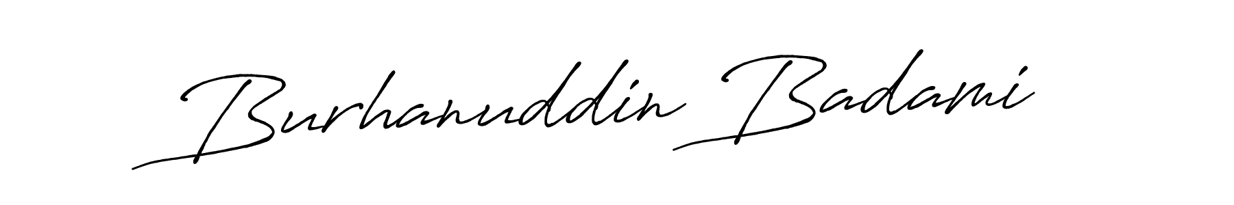 The best way (Antro_Vectra_Bolder) to make a short signature is to pick only two or three words in your name. The name Burhanuddin Badami include a total of six letters. For converting this name. Burhanuddin Badami signature style 7 images and pictures png