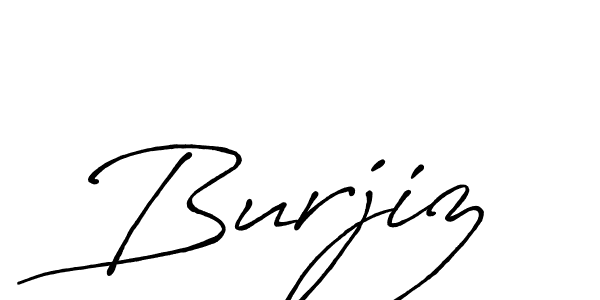 Burjiz stylish signature style. Best Handwritten Sign (Antro_Vectra_Bolder) for my name. Handwritten Signature Collection Ideas for my name Burjiz. Burjiz signature style 7 images and pictures png