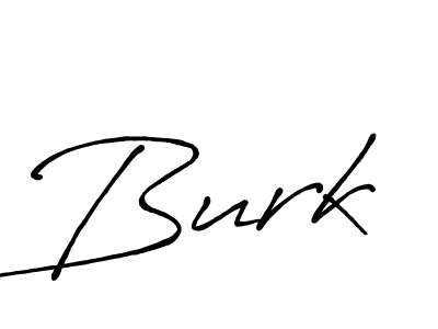 Create a beautiful signature design for name Burk. With this signature (Antro_Vectra_Bolder) fonts, you can make a handwritten signature for free. Burk signature style 7 images and pictures png