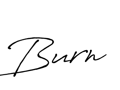 How to make Burn signature? Antro_Vectra_Bolder is a professional autograph style. Create handwritten signature for Burn name. Burn signature style 7 images and pictures png