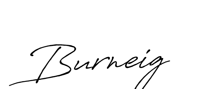 How to make Burneig name signature. Use Antro_Vectra_Bolder style for creating short signs online. This is the latest handwritten sign. Burneig signature style 7 images and pictures png