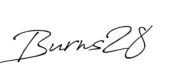 How to make Burns28 name signature. Use Antro_Vectra_Bolder style for creating short signs online. This is the latest handwritten sign. Burns28 signature style 7 images and pictures png