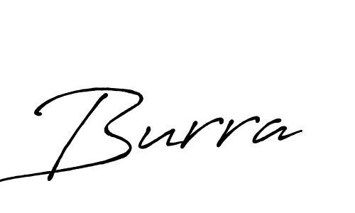 Design your own signature with our free online signature maker. With this signature software, you can create a handwritten (Antro_Vectra_Bolder) signature for name Burra. Burra signature style 7 images and pictures png